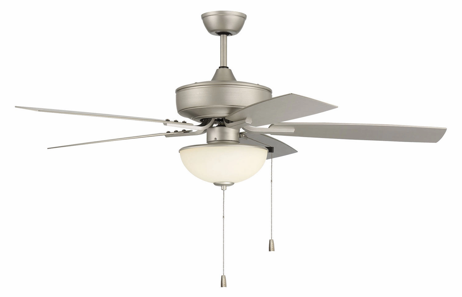 Outdoor Pro Plus 211 52"Outdoor Ceiling Fan Painted Nickel