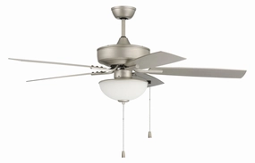 Outdoor Pro Plus 211 52"Outdoor Ceiling Fan Painted Nickel energy-efficient fans for everyday cooling