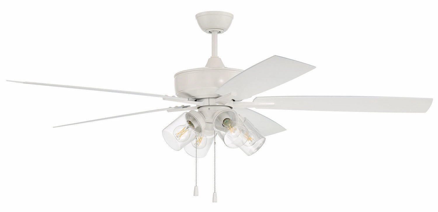 Outdoor Super Pro 104 60" Outdoor Ceiling Fan in White outdoor fans store with multiple collections