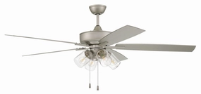 Outdoor Super Pro 104 60"Outdoor Ceiling Fan Painted Nickel outdoor exterior fans for patio cooling