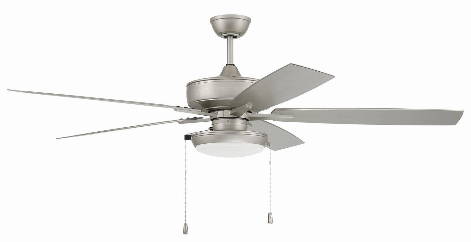 Outdoor Super Pro 119 60"Outdoor Ceiling Fan Painted Nickel outdoor exterior fans for patio cooling