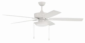 Outdoor Super Pro 119 60"Outdoor Ceiling Fan White outdoor exterior fans for patio cooling