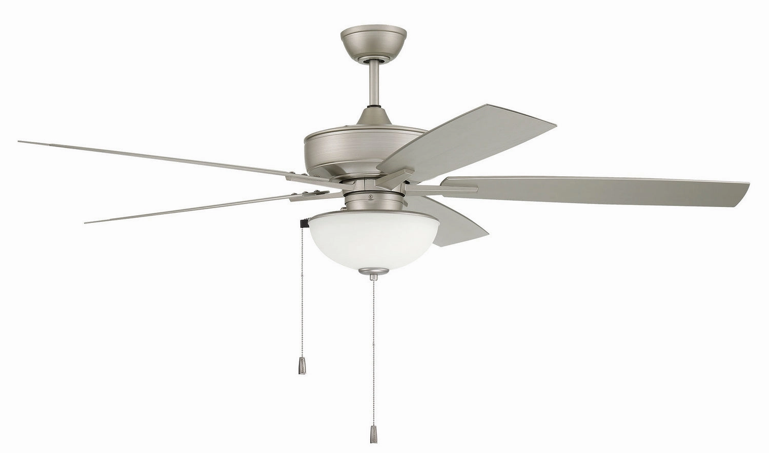 Outdoor Super Pro 211 60"Outdoor Ceiling Fan Painted Nickel outdoor exterior fans for patio cooling