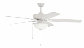 Outdoor Super Pro 211 60"Outdoor Ceiling Fan White outdoor exterior fans for patio cooling