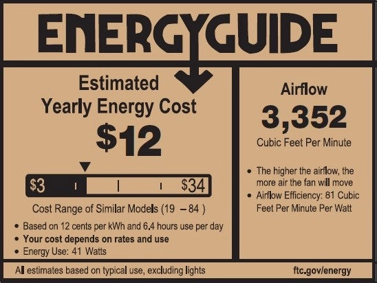 Ovation 52"Ceiling Fan Matte Black