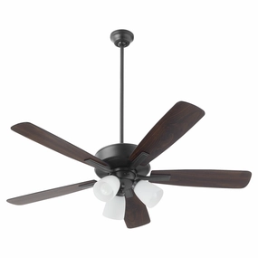 Ovation 52"Ceiling Fan Matte Black oscillating medium fans with strong airflow