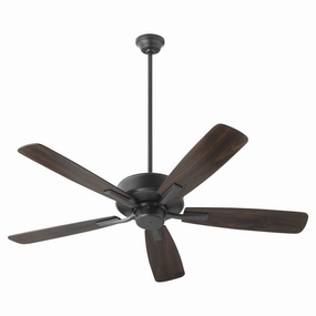 Ovation 52"Ceiling Fan Matte Black modern medium fans for everyday cooling