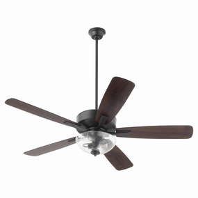 Ovation 52"Ceiling Fan Matte Black versatile medium fans for any space
