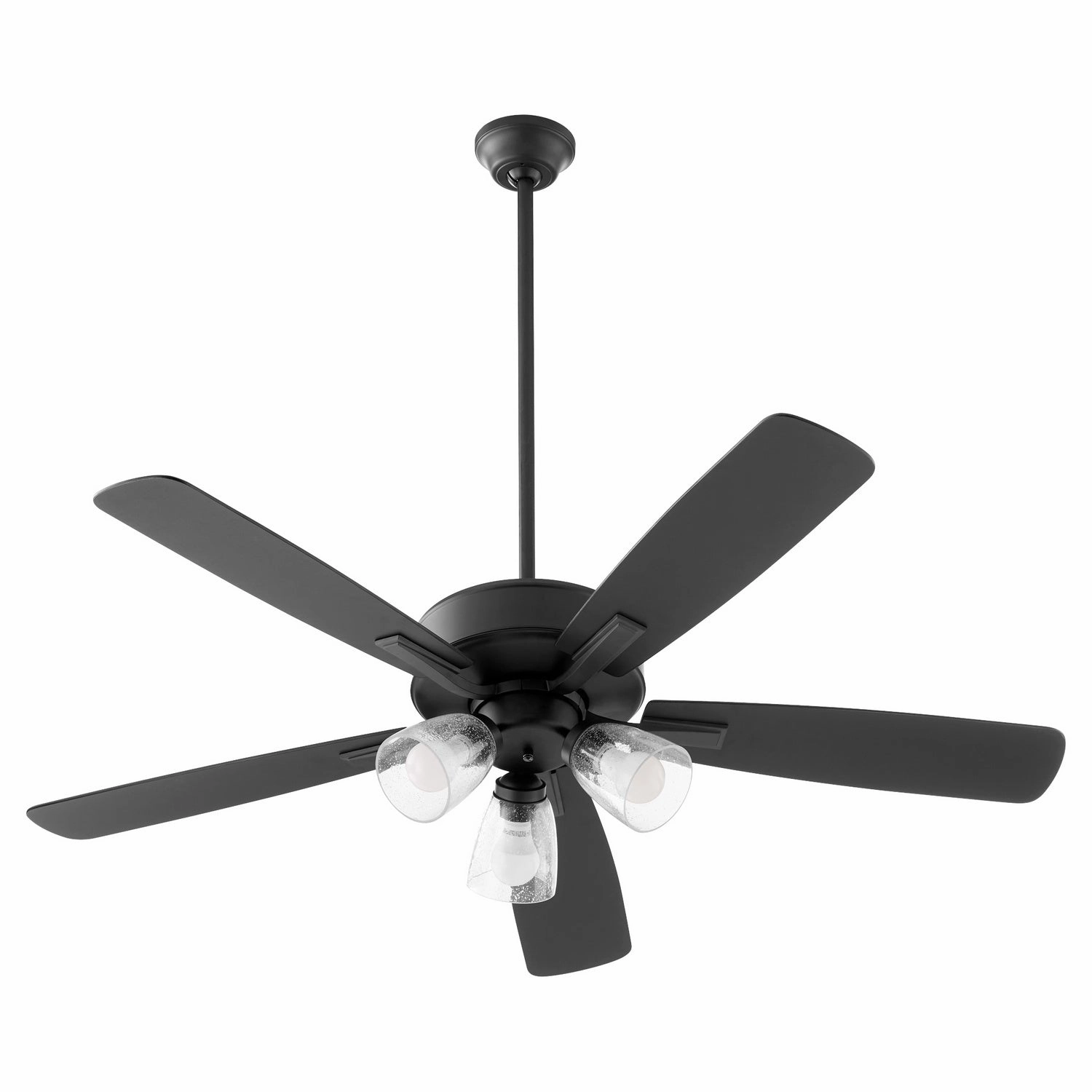 Ovation 52"Ceiling Fan Matte Black modern medium fans for everyday cooling