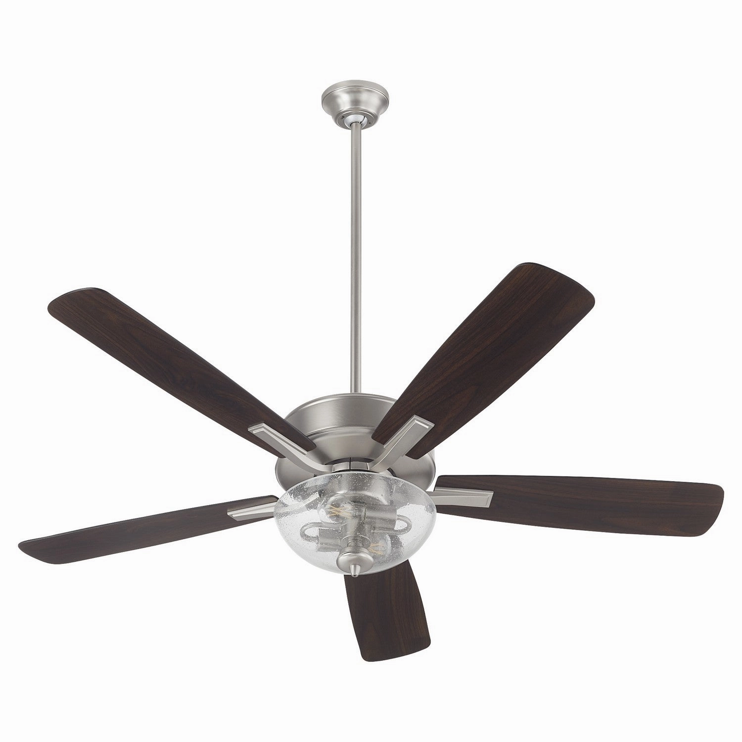 Ovation 52"Ceiling Fan Satin Nickel compact medium fans for desks and counters