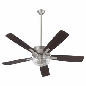 Ovation 52"Ceiling Fan Satin Nickel compact medium fans for desks and counters
