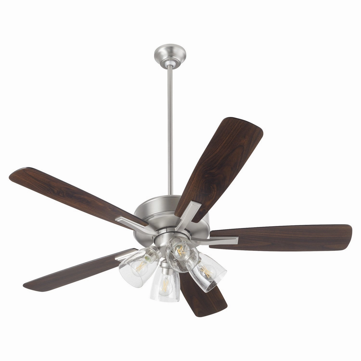 Ovation 52"Ceiling Fan Satin Nickel indoor electric fans with remote control