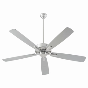 Ovation 60" Ceiling Fan Satin Nickel compact medium fans for desks and counters