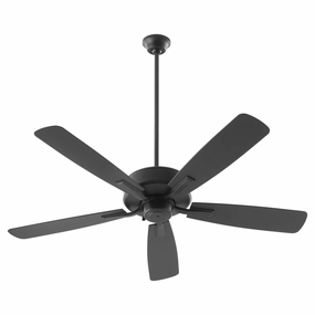 Ovation Patio 52"Patio Fan Matte Black portable electric fans for dorm rooms