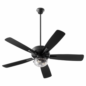 Ovation Patio 52"Patio Fan Matte Black outdoor exterior fans for patio cooling