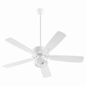 Ovation Patio 52"Patio Fan Studio White outdoor exterior fans for patio cooling