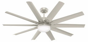 Overton 60"Ceiling Fan Matte Nickel portable medium fans with handle design