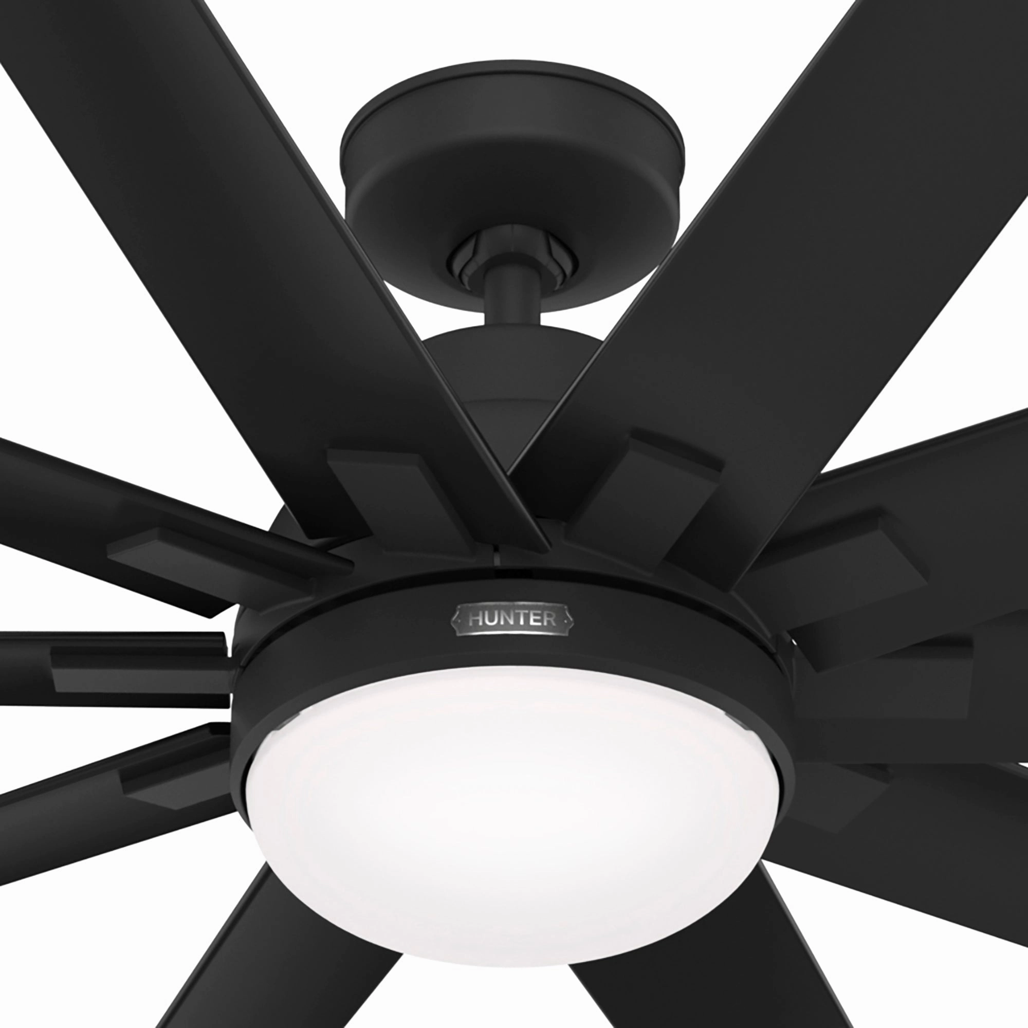 Overton 72"Ceiling Fan Matte Black
