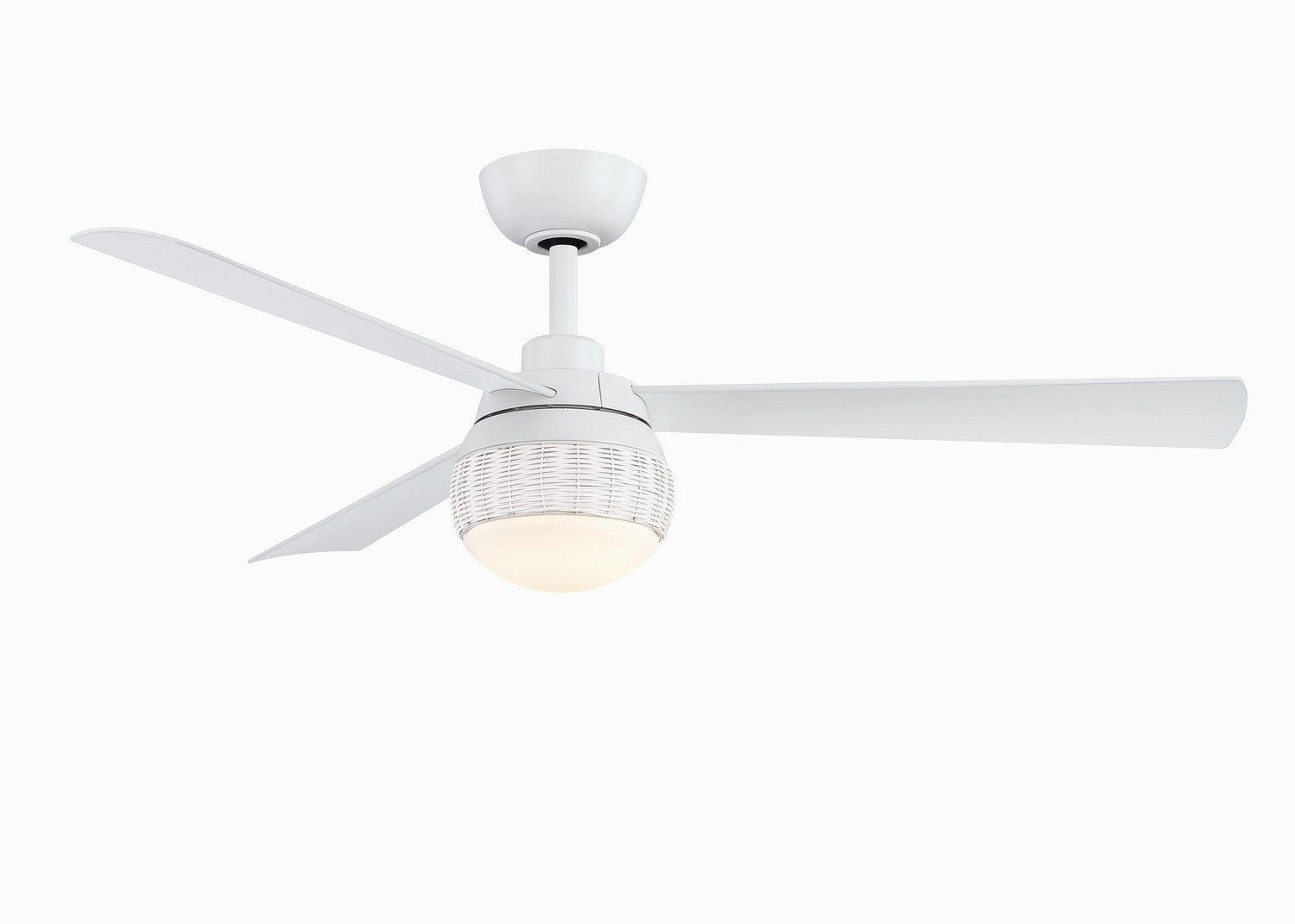 Paget 52"Ceiling Fan Matte White modern medium fans for everyday cooling