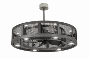Paloma Golpe 12 Light Chandel-Air quiet small fans for desk or nightstand