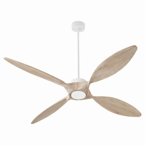 Papillon 66"Ceiling Fan Studio White modern medium fans for everyday cooling
