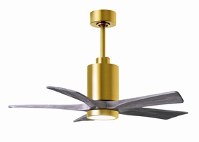 Patricia 42"Ceiling Fan Brushed Brass small electric fans for personal cooling