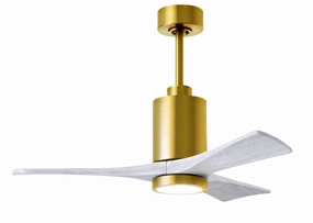Patricia 42"Ceiling Fan Brushed Brass modern electric fans for minimalist decor