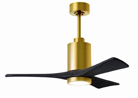 Patricia 42"Ceiling Fan Brushed Brass small electric fans for personal cooling