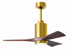Patricia 42"Ceiling Fan Brushed Brass small electric fans for personal cooling