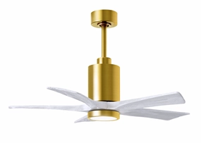 Patricia 42"Ceiling Fan Brushed Brass small electric fans for personal cooling
