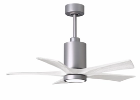Patricia 42"Ceiling Fan Brushed Nickel whisper-quiet fans for bedrooms and offices