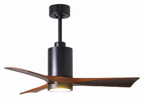 Patricia 42"Ceiling Fan Matte Black oscillating electric fans for full room circulation