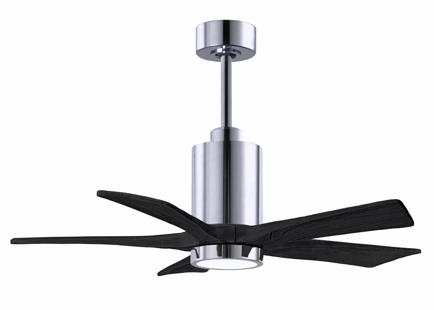Patricia 42"Ceiling Fan Polished Chrome quiet small fans for desk or nightstand