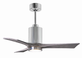Patricia 42"Ceiling Fan Polished Chrome reliable fans for apartment and office
