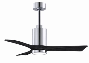 Patricia 42"Ceiling Fan Polished Chrome small electric fans for personal cooling