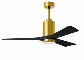 Patricia 52"Ceiling Fan Brushed Brass durable fans for long-lasting performance