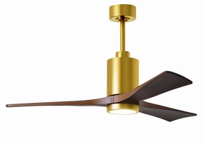 Patricia 52"Ceiling Fan Brushed Brass versatile medium fans for any space