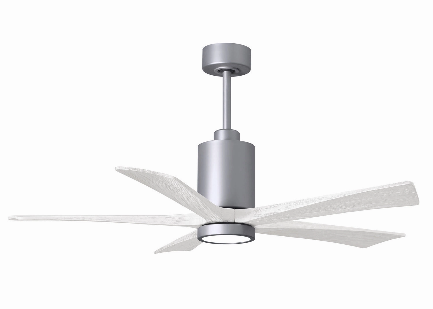 Patricia 52"Ceiling Fan Brushed Nickel compact medium fans for desks and counters