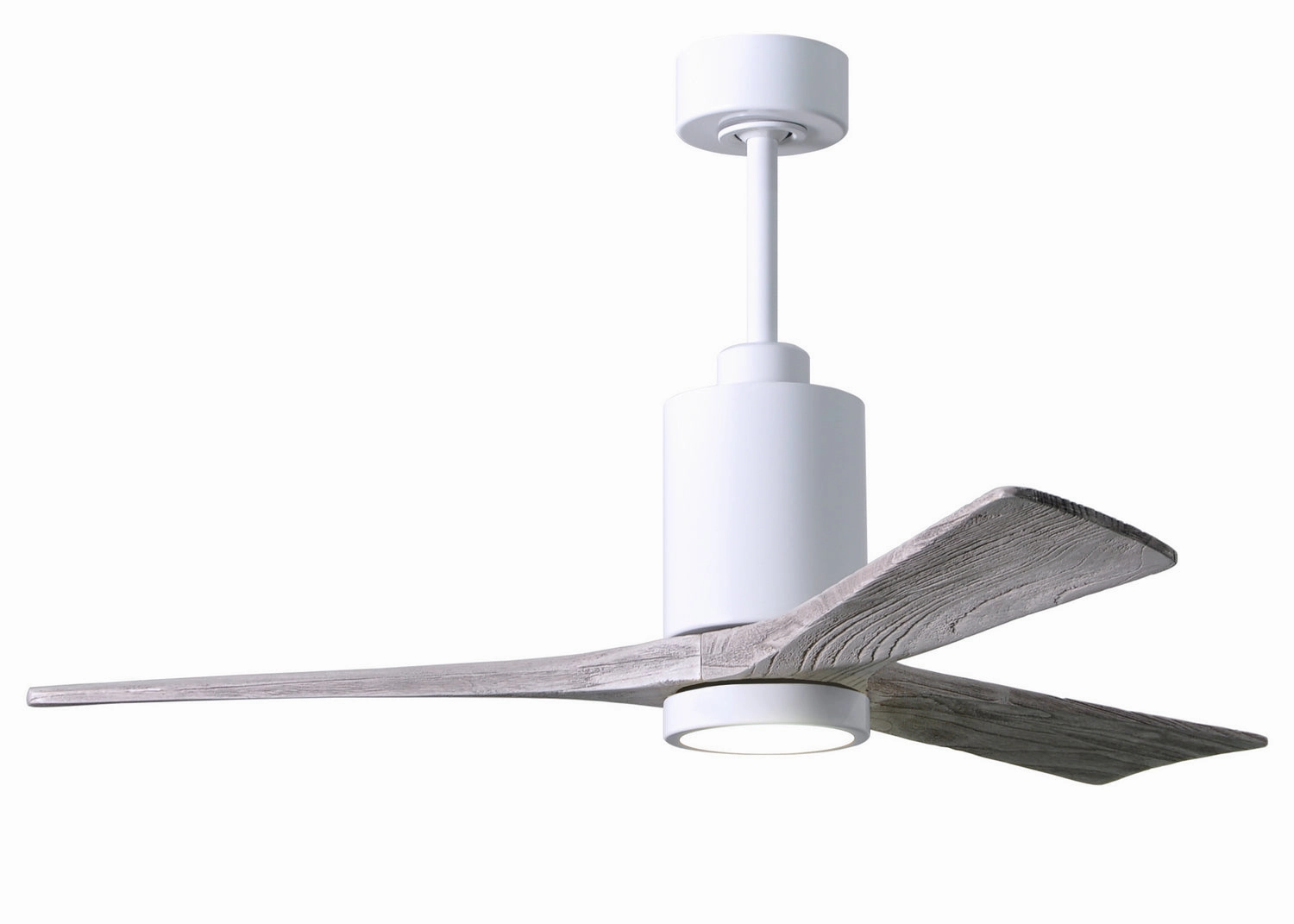 Patricia 52"Ceiling Fan Gloss White quiet medium fans for living room use