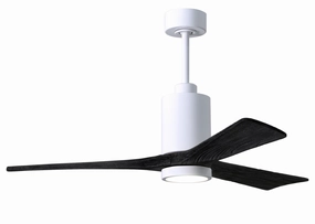 Patricia 52"Ceiling Fan Gloss White portable electric fans for dorm rooms