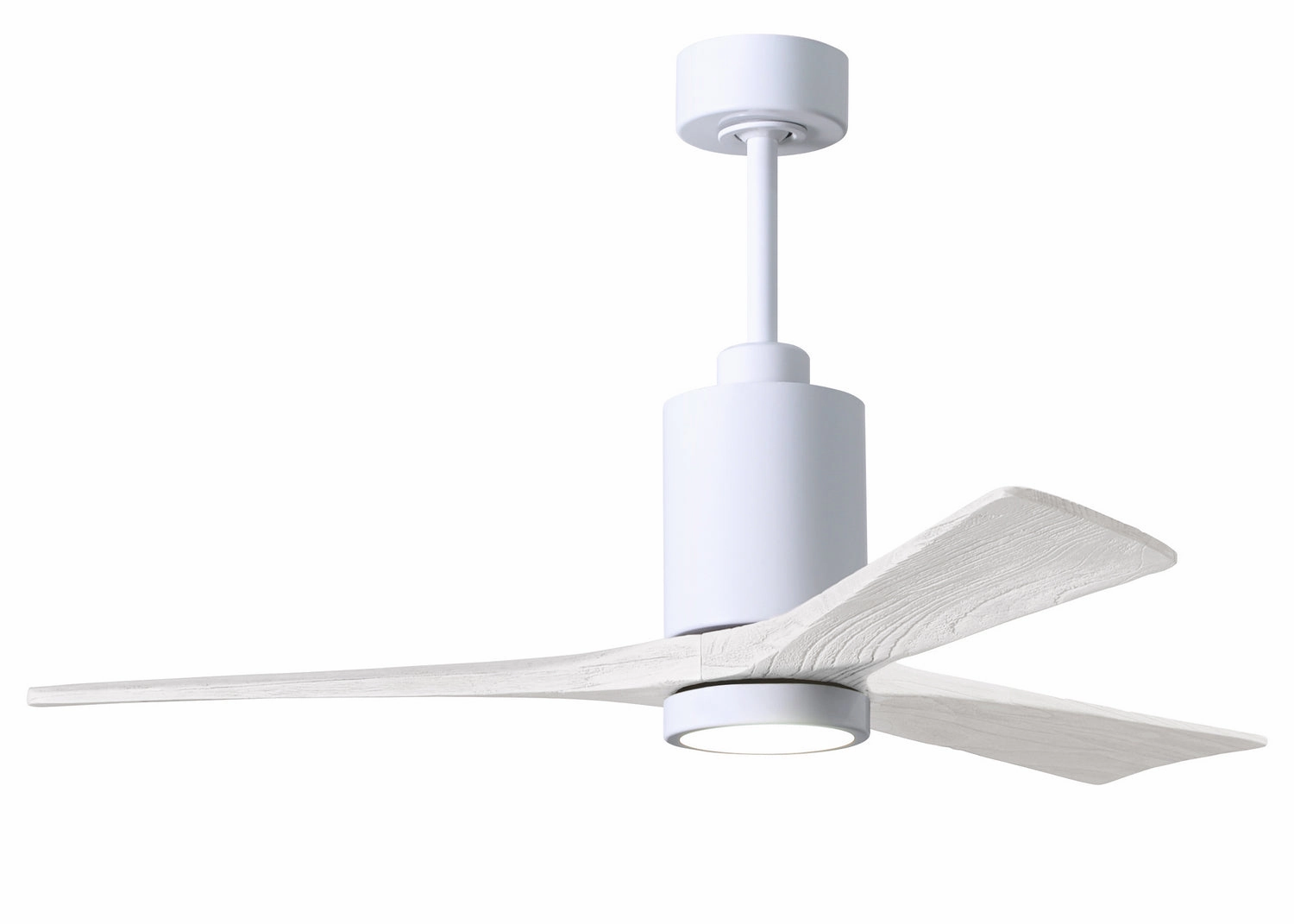 Patricia 52"Ceiling Fan Gloss White affordable medium fans for summer