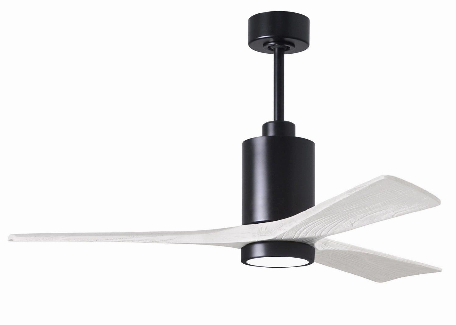 Patricia 52"Ceiling Fan Matte Black compact electric fans for small spaces