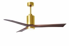 Patricia 60"Ceiling Fan Brushed Brass versatile medium fans for any space