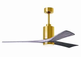 Patricia 60"Ceiling Fan Brushed Brass compact medium fans for desks and counters