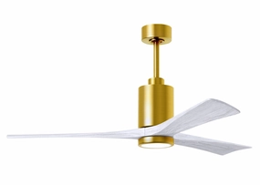 Patricia 60"Ceiling Fan Brushed Brass home cooling fans in medium size