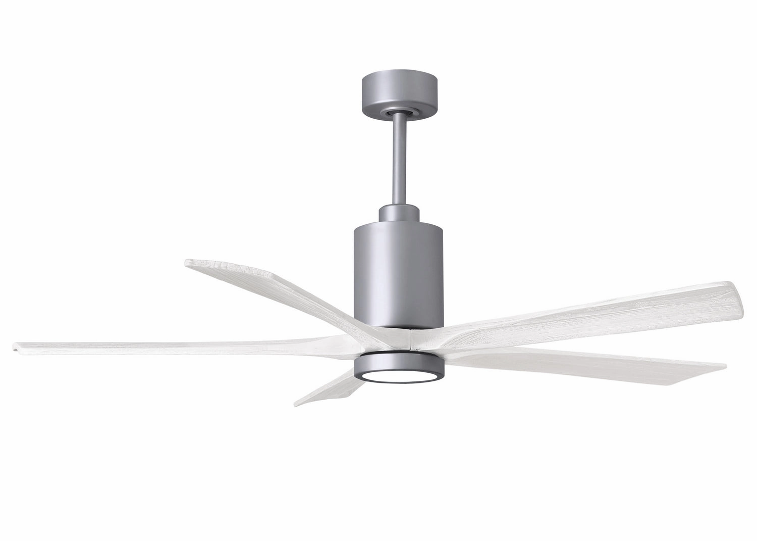 Patricia 60"Ceiling Fan Brushed Nickel home cooling fans in medium size