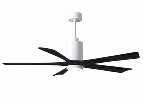 Patricia 60"Ceiling Fan Gloss White home cooling fans in medium size