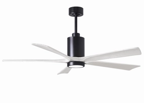 Patricia 60"Ceiling Fan Matte Black reliable fans for apartment and office