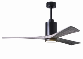 Patricia 60"Ceiling Fan Matte Black oscillating electric fans for full room circulation