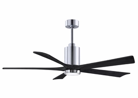 Patricia 60"Ceiling Fan Polished Chrome high-speed electric fans for better airflow